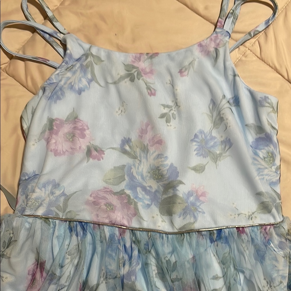 Floral Kids Formal Dress - Picture 4 of 4